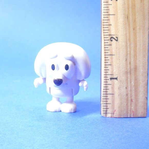 Bluey Friend Lila Maltese White Dog Figure 2" - Picture 7 of 7